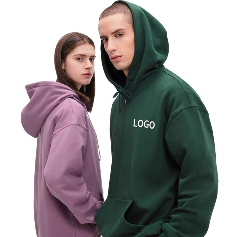 Custom Powder Puff LOGO 500 Gsm Hoodie Unisex Heavy Blank Oversized Cashmere Hoodie Customized Oversized Hoodie