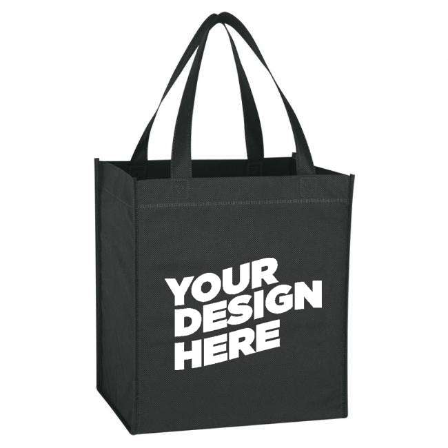 Cheap Tote Bags Custom Printed Recycled Fabric Non Woven Shopping Bags With Logo