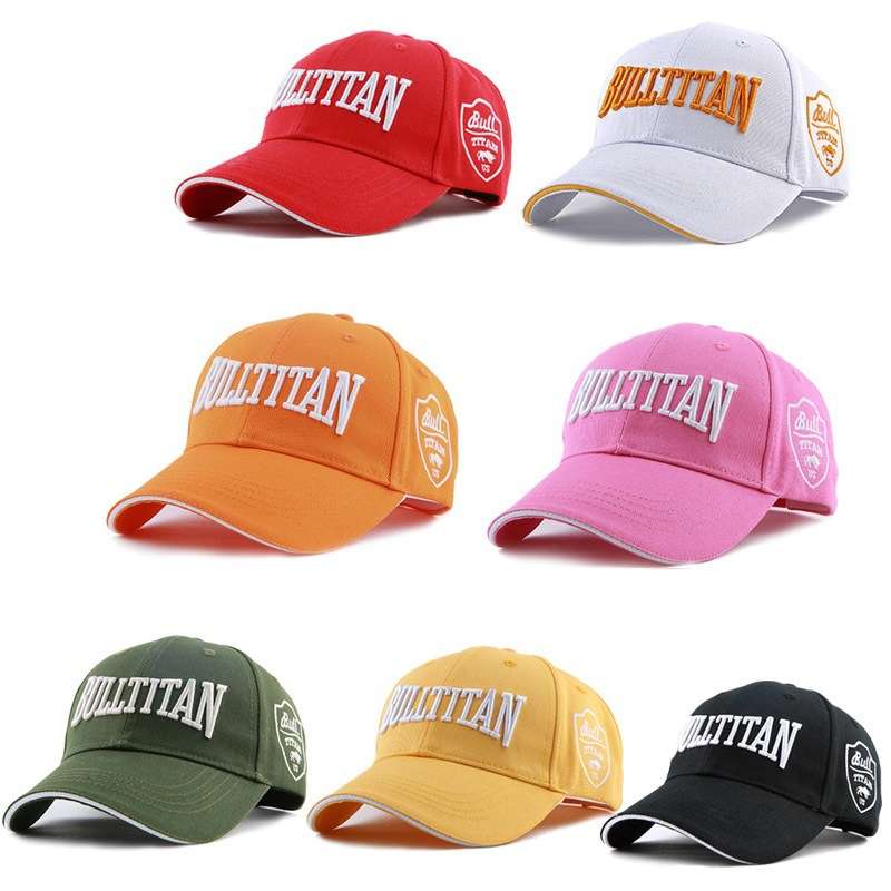 Multicolor High Quality Sandwich Brim Custom Embroidery Logo Unisex Casquette Baseball Sports Caps Hats