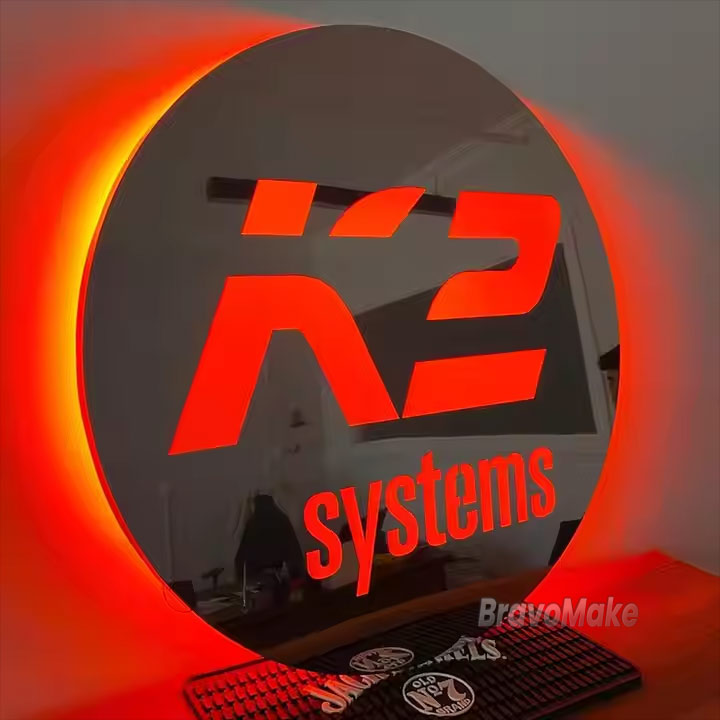 Laser Cut LED Light Box Sign