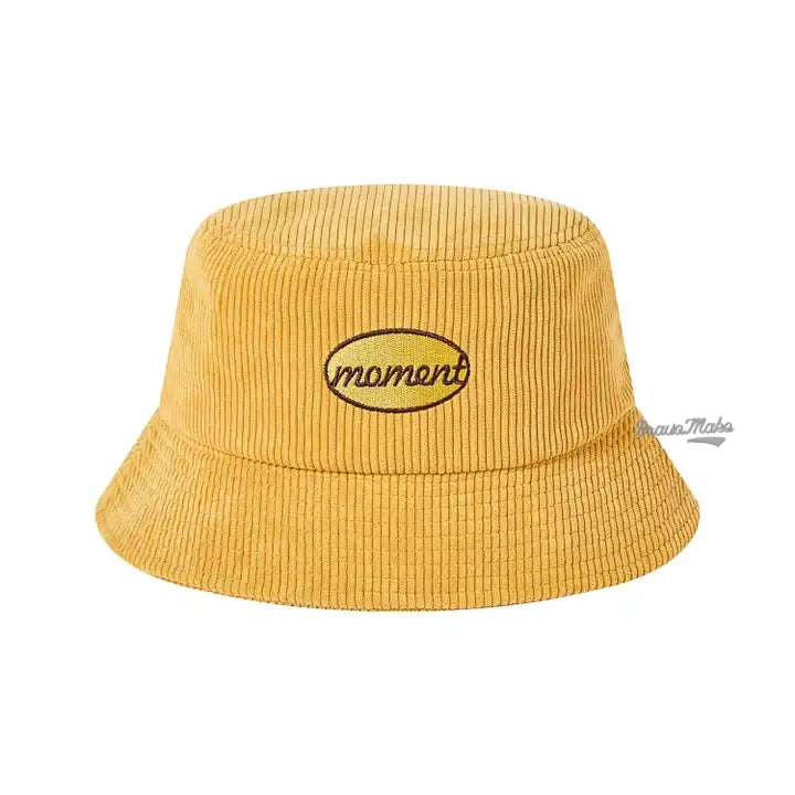 Wholesale Corduroy Bucket Hat With Custom Embroidery Logo Design Outdoor And Surf Hats