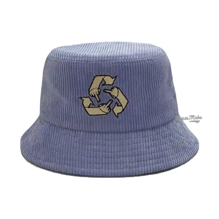 Wholesale Custom Logo custom design corduroy winter fashion bucket hat with your own logo