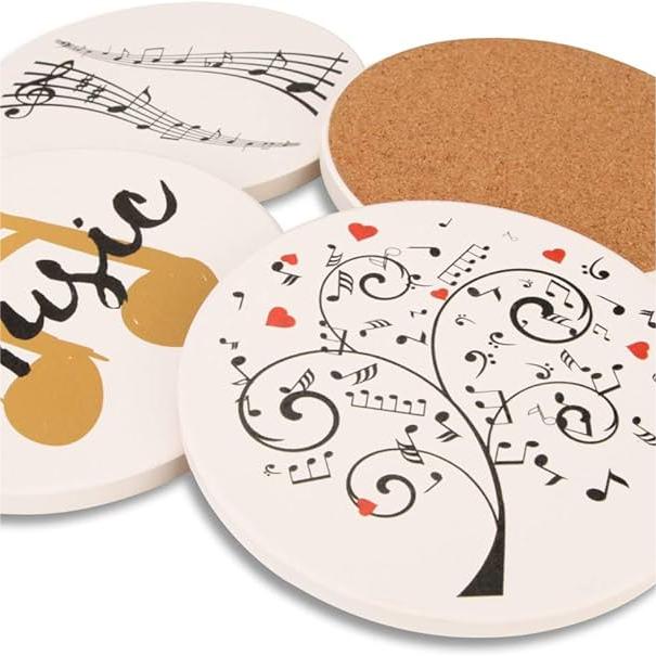 Custom Design Sublimation Ceramic Coaster Absorbent Stone Drink Coaster