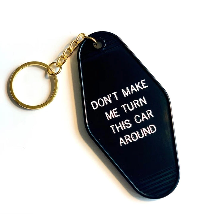 Custom Logo Hot Stamping Plastic Key Chain Retro Hotel Room Motel Keychain