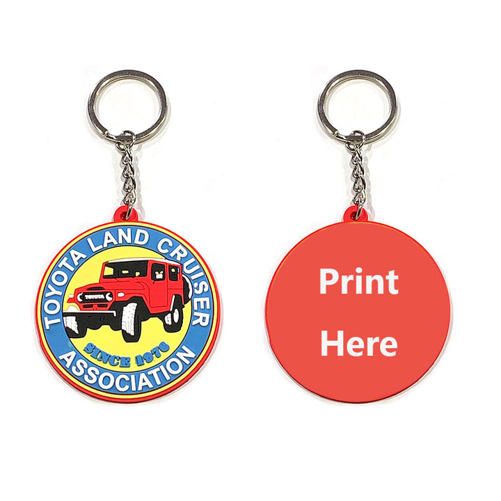 Personalized Custom 3D Soft PVC Rubber Keychains