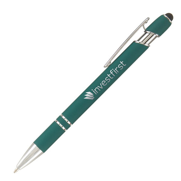 Retractable Metal Pen with Stylus