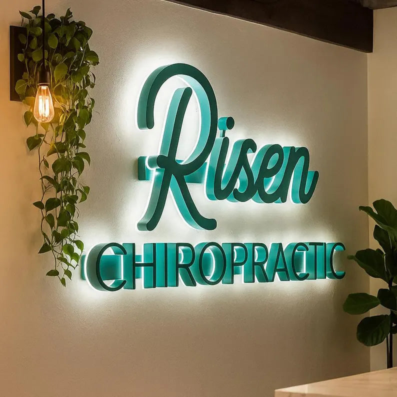 Back Lit Letters & Logos sign for bar storefront