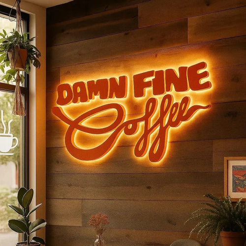 Back Lit Letters & Logos sign for bar storefront