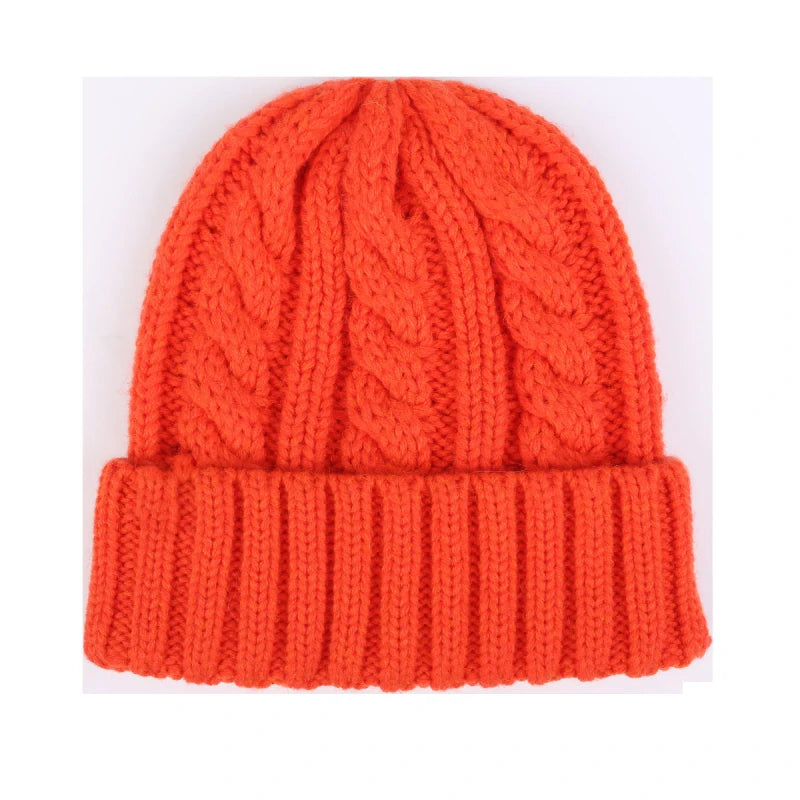 Trendy Warm Chunky Soft Stretch Cable Knit Beanie