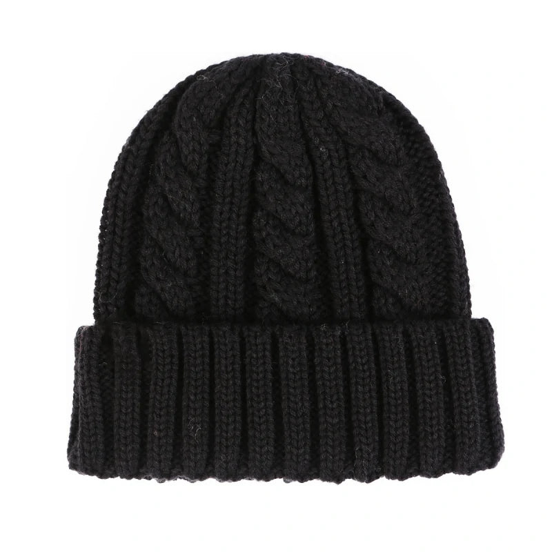 winter High quality men's and women's beanie hats knitted chunky knitted hat ny beanie