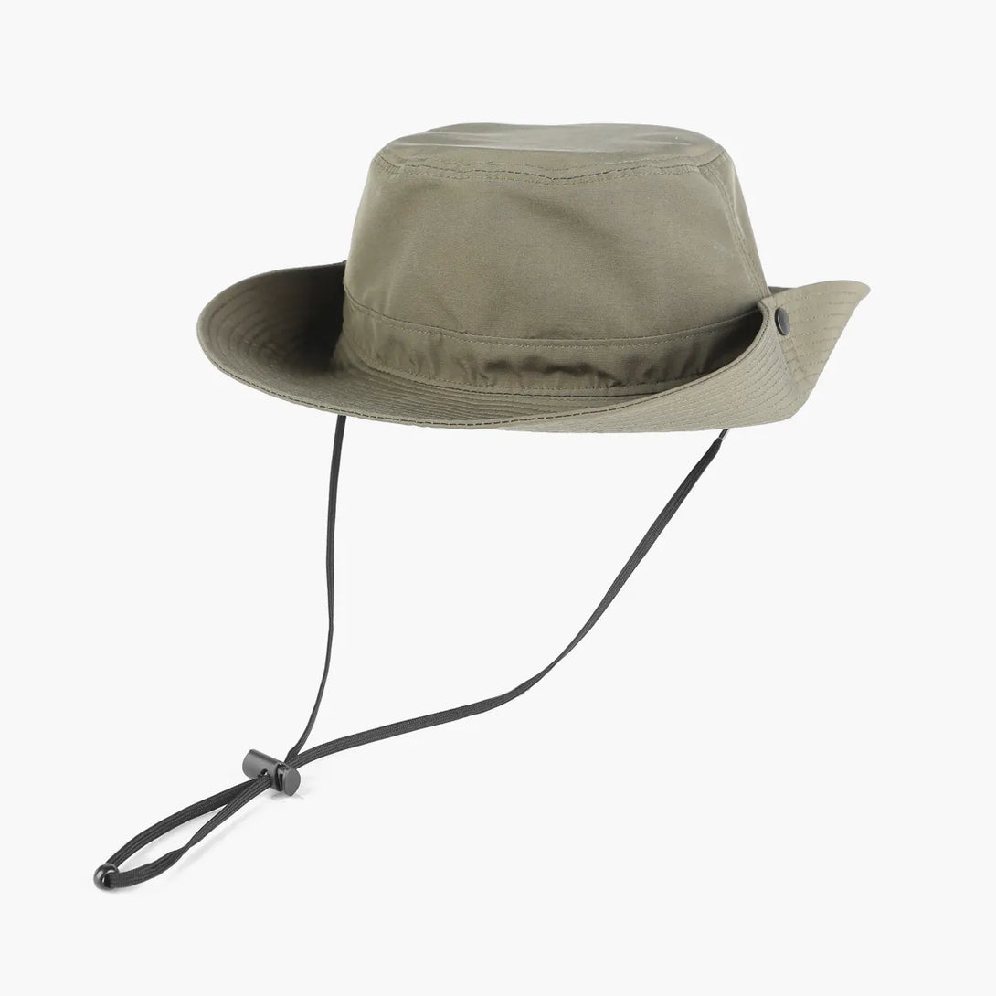 outdoor hiking wide brim boonie fishing hat waterproof breathable fisherman cap custom bucket hat with string