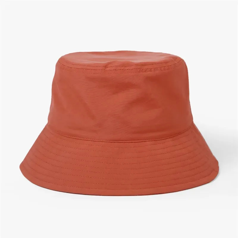 Custom high quality nylon waterproof wide brim sun protection mens fisherman cap custom embroidery bucket hat