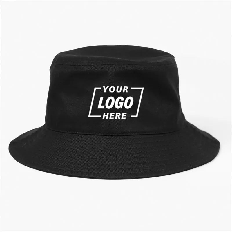 Promotional Personal Brand Embroidery Logo Travel Bucket Hats Custom Blanks Satin Lined Bucket Hat