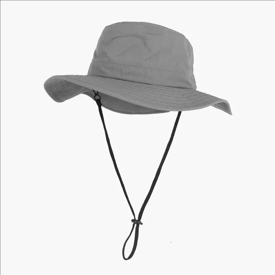 New Spring Summer High Quality Camping Beach Sunscreen Breathable Quick Drying Waterproof Unisex Mesh Wide Brim Bucket Hat