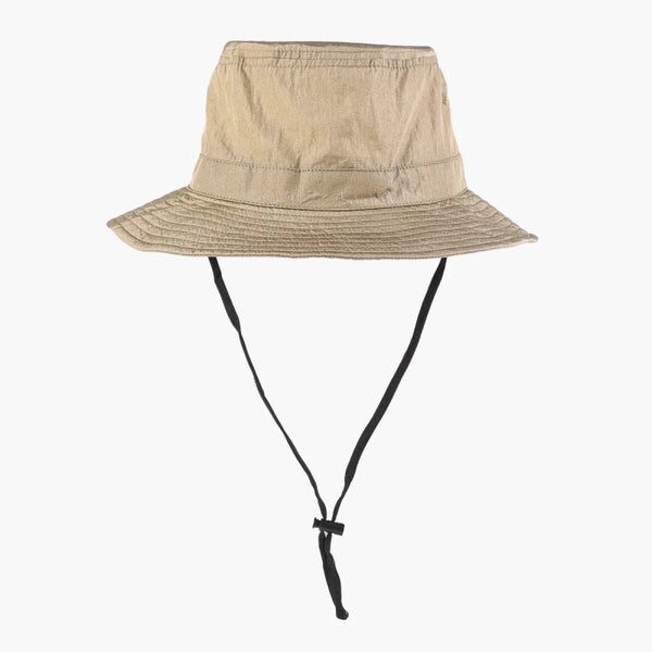 Outdoor Embroidery Logo Adjustable Fisherman Cap Waterproof Nylon Bucket Hat With String