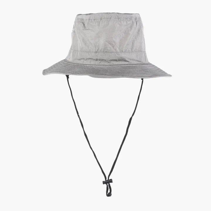 Custom logo Waterproof hiking bucket cap Resistant UV Protection Outdoor nylon Wide Brim Boonie fisherman Bucket Hat with String