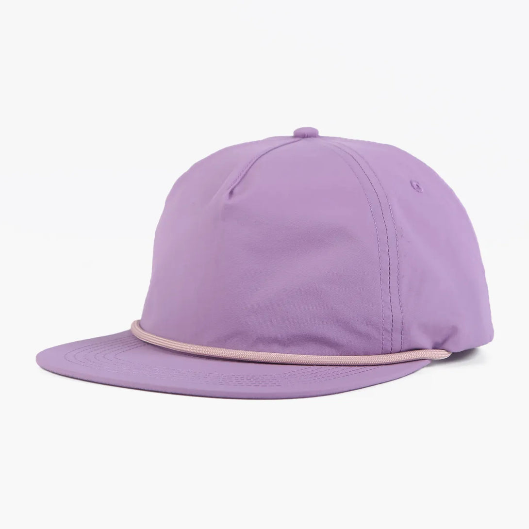 Blank 5 Panel Nylon Rope Unstructured Snapback Cap Hat