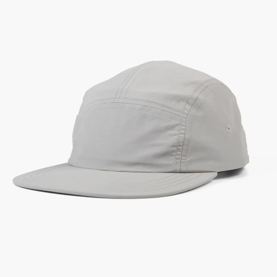 Polyester Flat Brim Waterproof 5 Panel Unstructured Snapback Cap Nylon Waterproof 5 Panel Golf Dad Baseball Hat Custom Logo