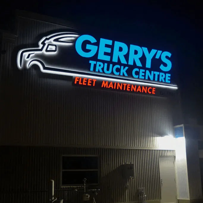 Face Lit Channel Letters & Logos on Raceway