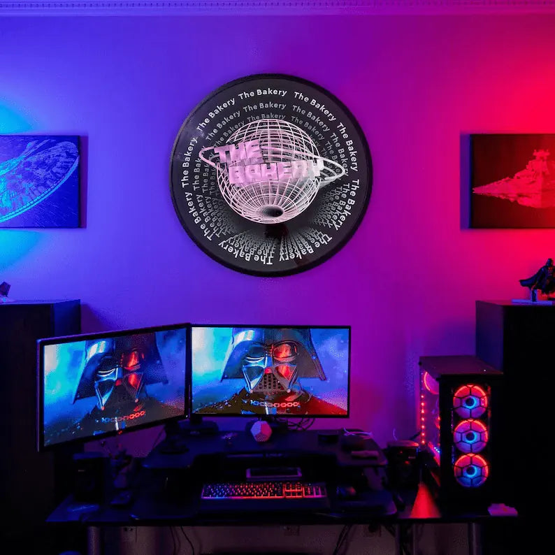 Multicolor Neon Infinity Mirror