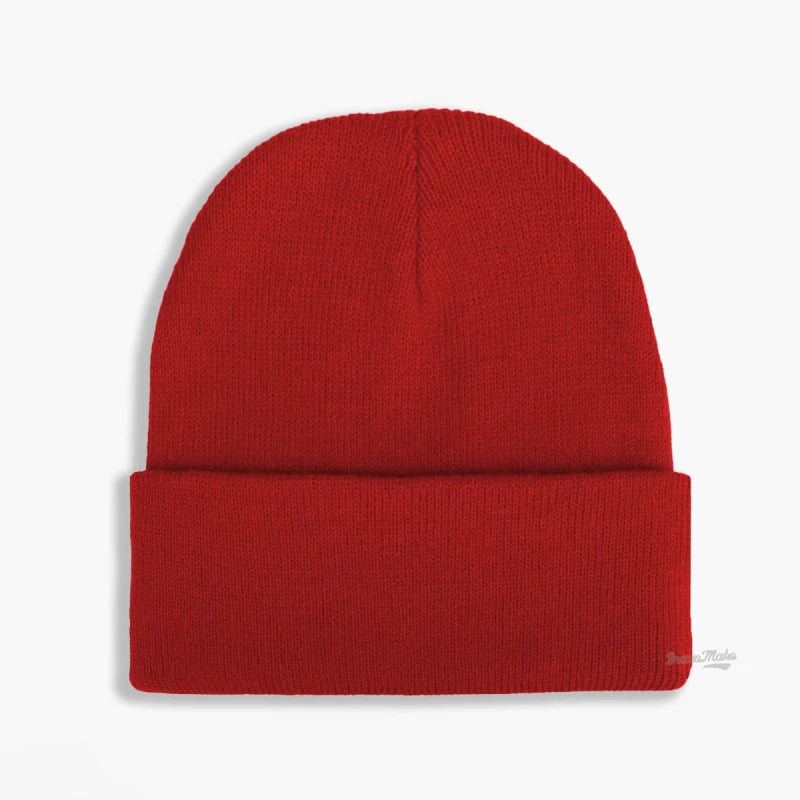 wholesale Custom High Elastic Caps Thick Knitted Beanies keep Warm Unisex 100% Acrylic Winter hats