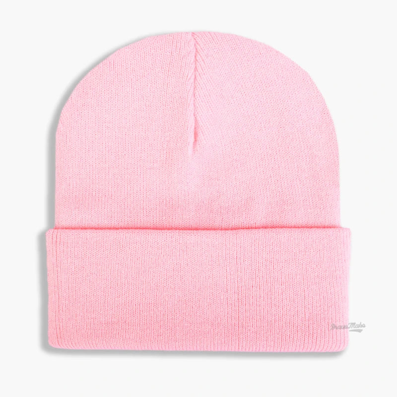 wholesale Custom High Elastic Caps Thick Knitted Beanies keep Warm Unisex 100% Acrylic Winter hats