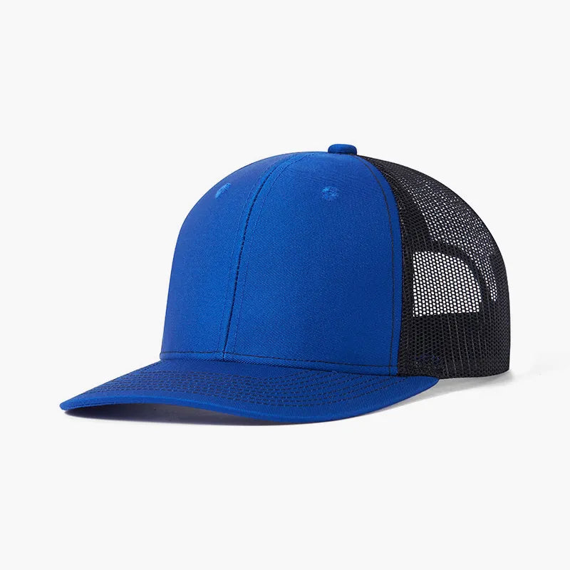 Wholesale Blank 6 Panel Suede Trucker Hat High Quality Structured Mesh Sport Hat In Stock