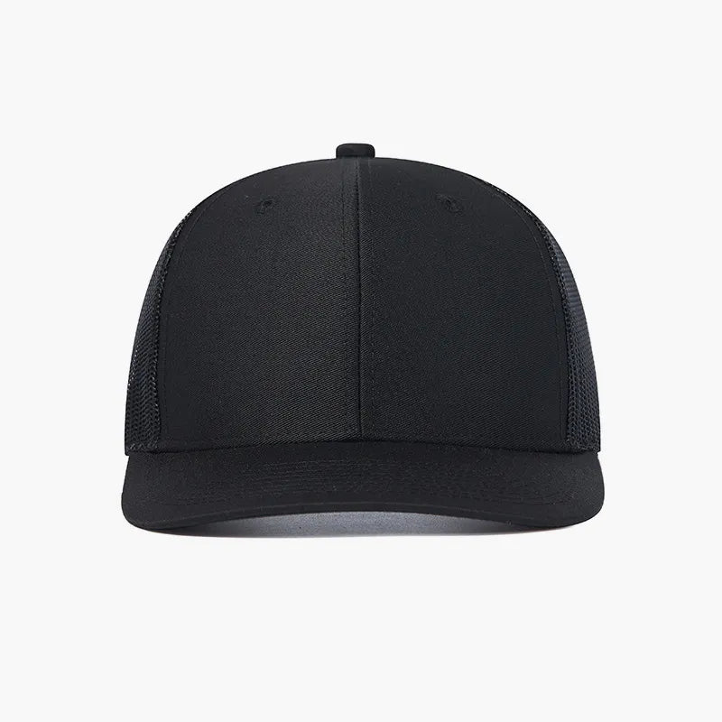 Factory Wholesale Popular Label Patch 6 Panel Structured Two Tone Unisex Mesh Sports Cap Trucker Hat