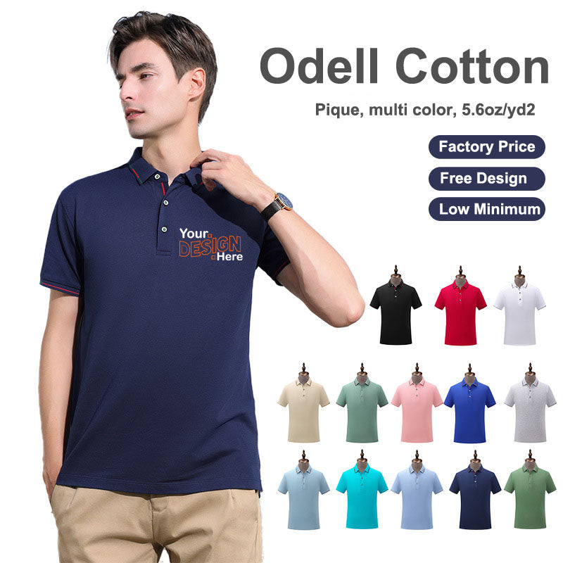 high quality 100% cotton custom printing embroidery OEM logo plain blank men polo t shirt polo shirt