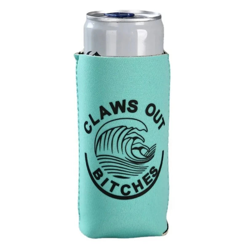 Promotional Custom Printed Logo Thermal Foldable Sublimation Neoprene Stubby Holder Beer Can Cooler