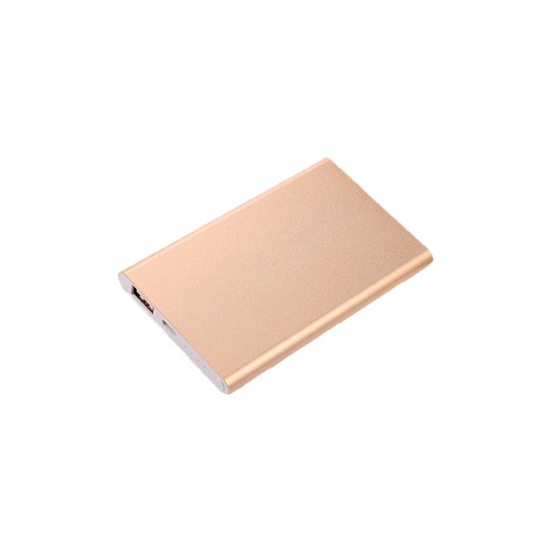 top selling products 2023 Ultra thin 5000mah carry power bank charger gift customer LOGO 4000mah portable battery charger