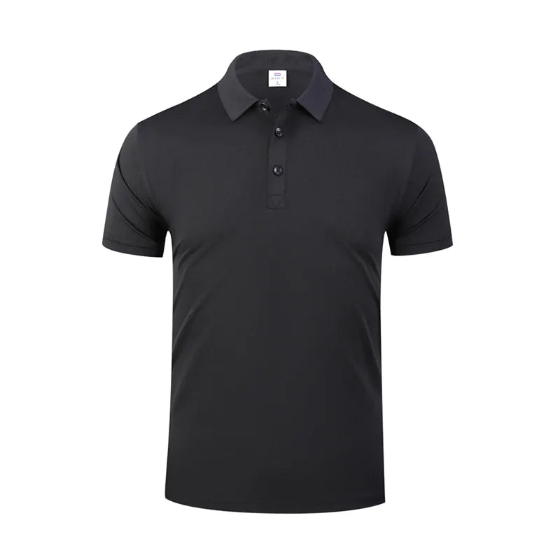 Custom Polo T-Shirts Unisex Plain 100% Cotton Wholesale Short Sleeve T-Shirts Men's Blank Uniform Polo Shirt