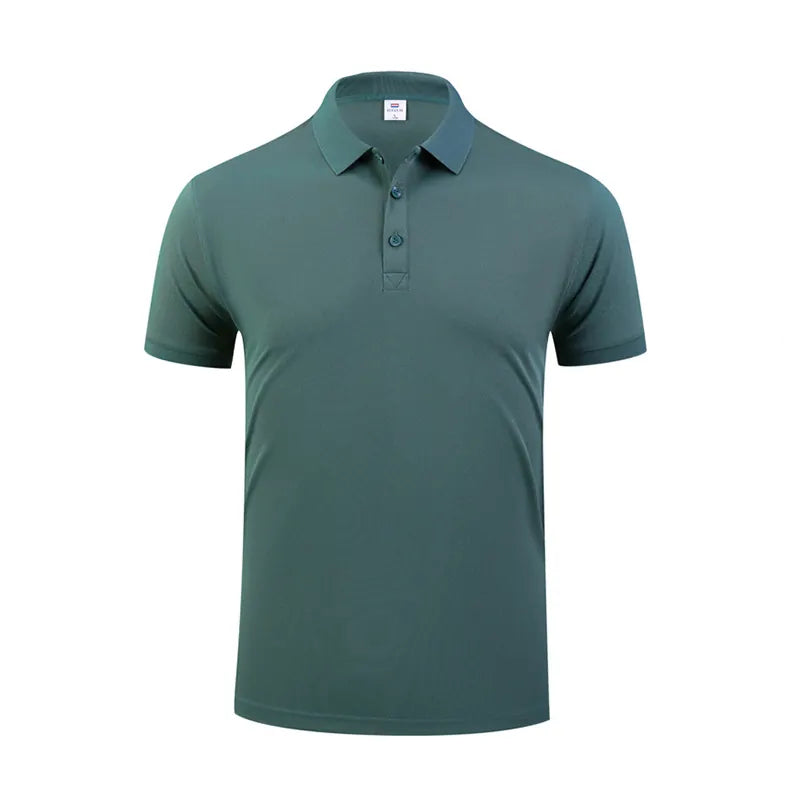 High Performance Polo Running Customized Logo Polyester Golf Shirts Mens Dry-Fit Polo Shirts