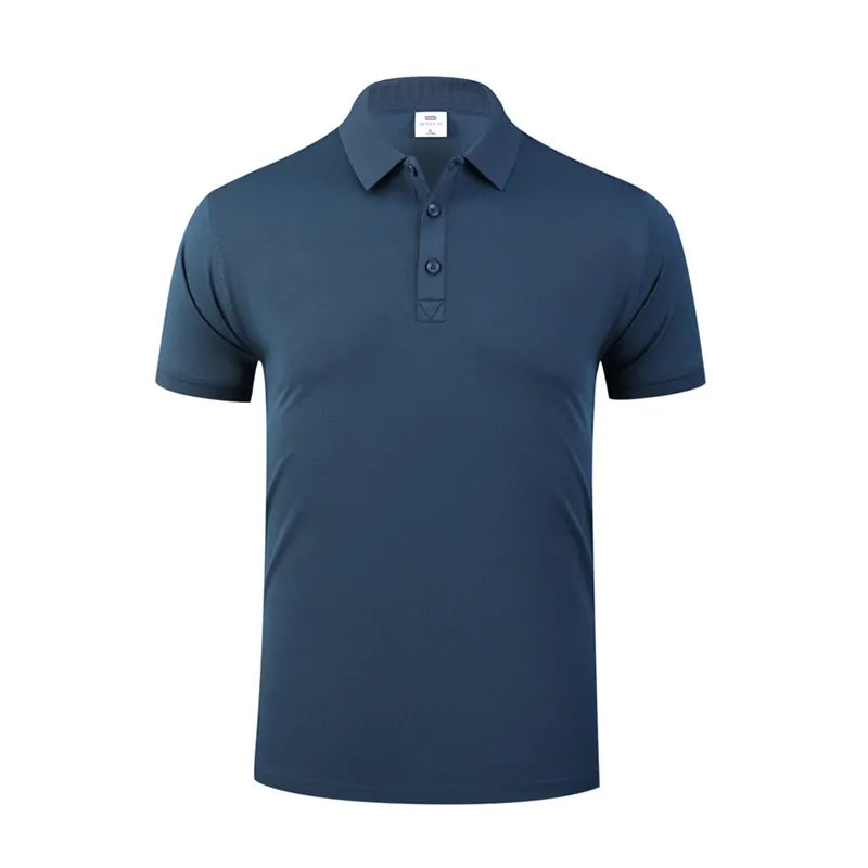 Custom Polo t-Shirts Unisex Plain 100% Cotton Wholesale Short Sleeve t-Shirts Men's Polo Shirt Blank