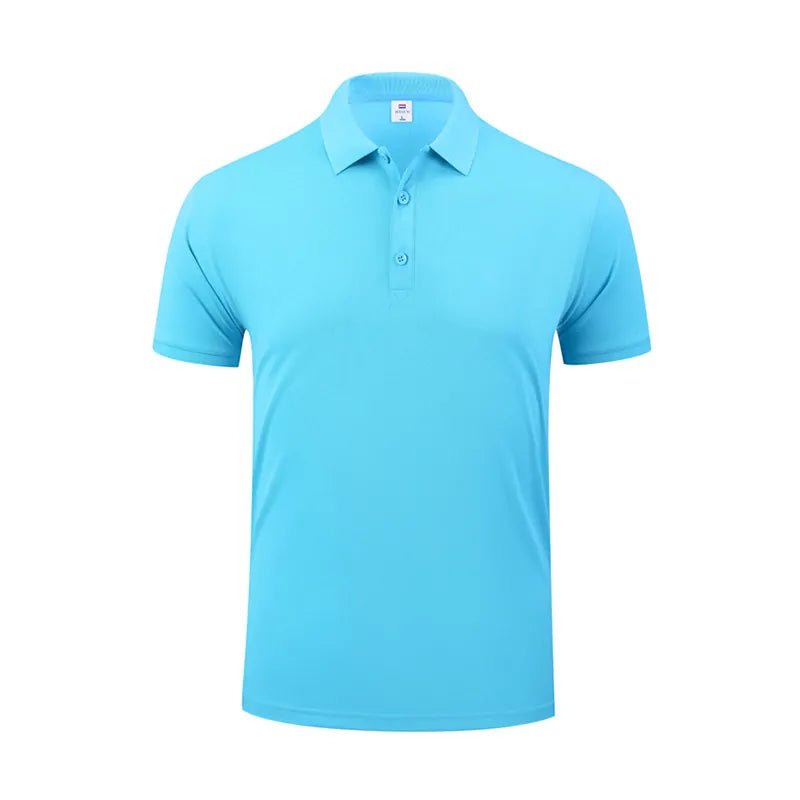 Custom printing logo men high end work polo t shirts polyester spandex golf shirts dry fit polo shirts embroidery