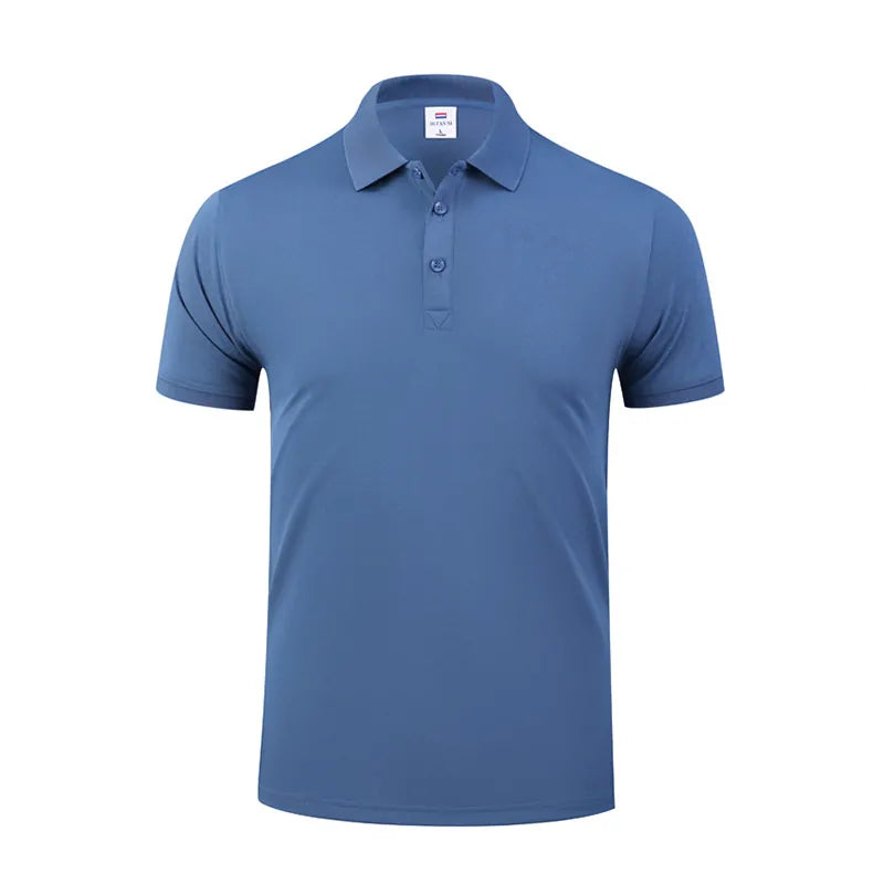 Hot Selling Design Custom Logo Solid Color Breathable Polo Shirt Customized Polo T Shirts