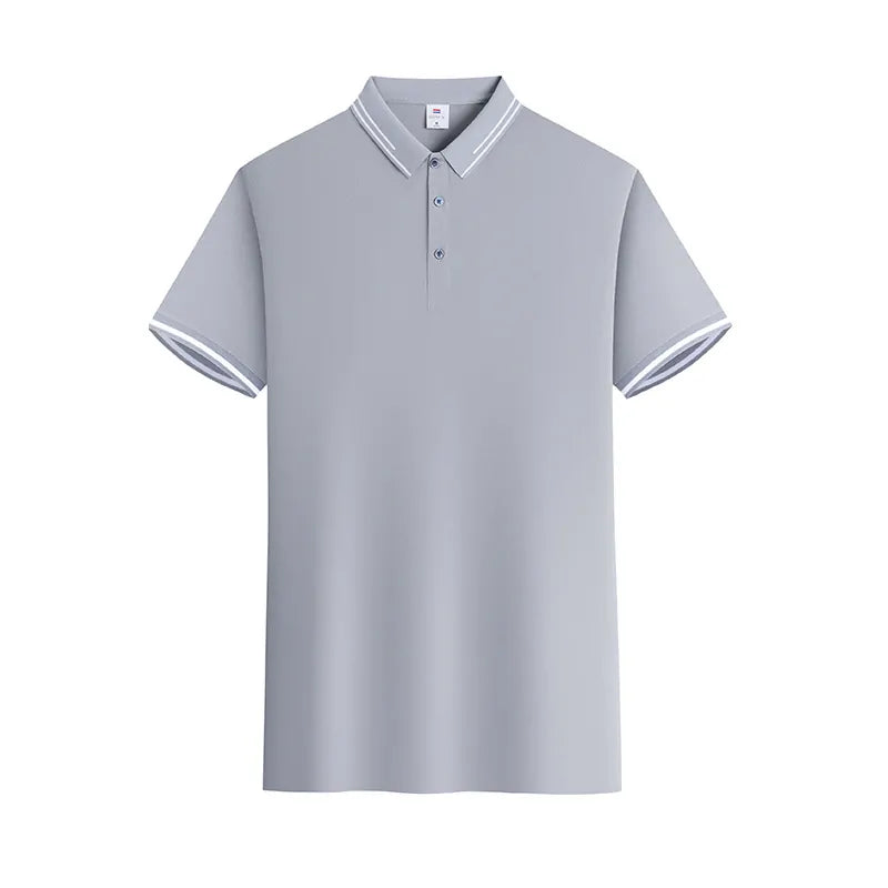 wholesale Blank Men's Golf Polo T Shirts Embroidered Logo Plain Custom logo Short Sleeve Polo Shirts