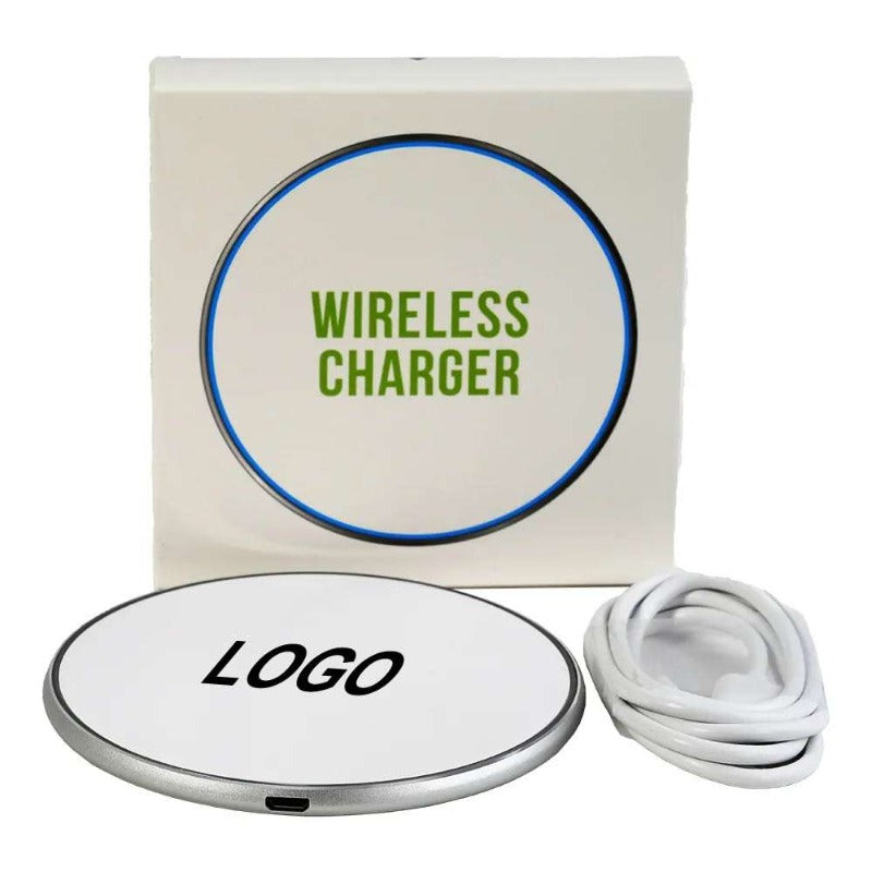 Custom Logo Colorful Wireless Charging Pad Qi 10W Charging Wireless Charger