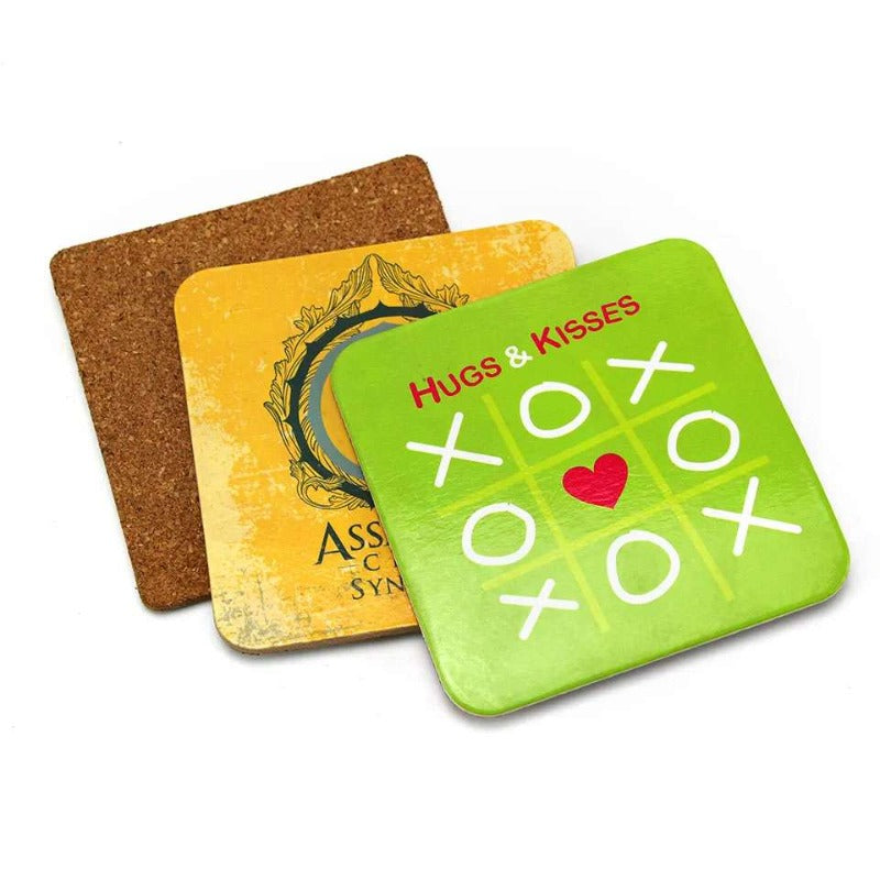 Wholesale Custom Natural Round Coaster Cork Hot Beverages Coasters Round Cork Coaster With Logo Cork Tea Cup Mat