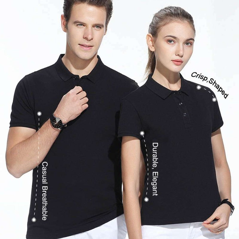 2024 Wholesale Customized High Quality V Neck Hot Sale Casual Polo Shirt 100% Cotton Custom Mens Polo Shirt