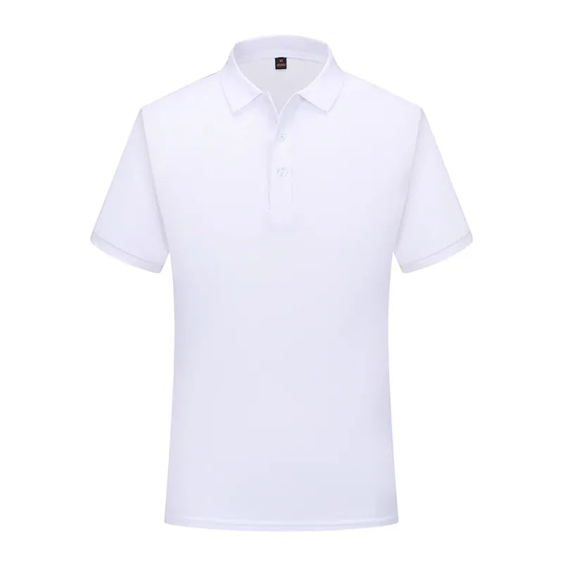 Factory supply custom solid color blank T-shirts, for men's business ordinary Polo T-shirts cheap t-shirts