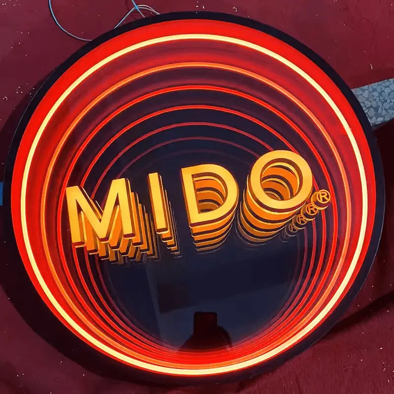 Custom 3D Infinity Mirror light box
