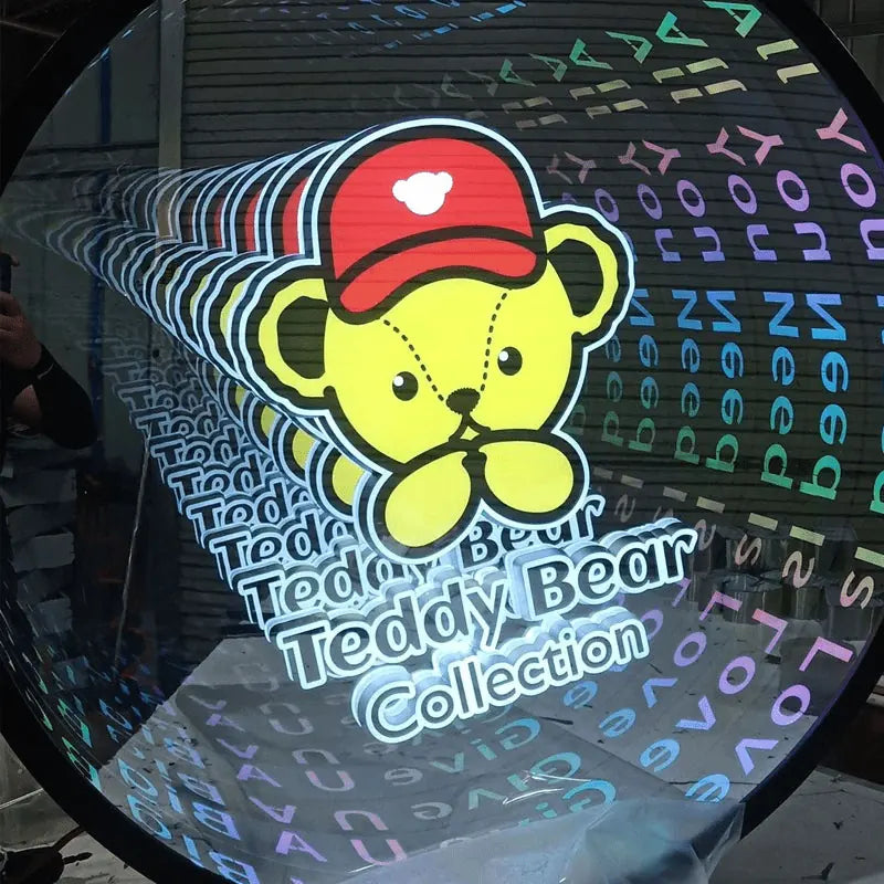Infinity Mirror Logo Sign