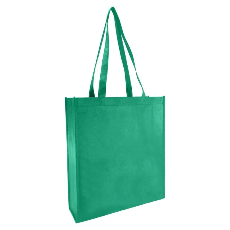 Custom Printed Logo With Colorful Laminated Non Woven Tote Reusable Grocery Non-woven Fabric Shopping Bags