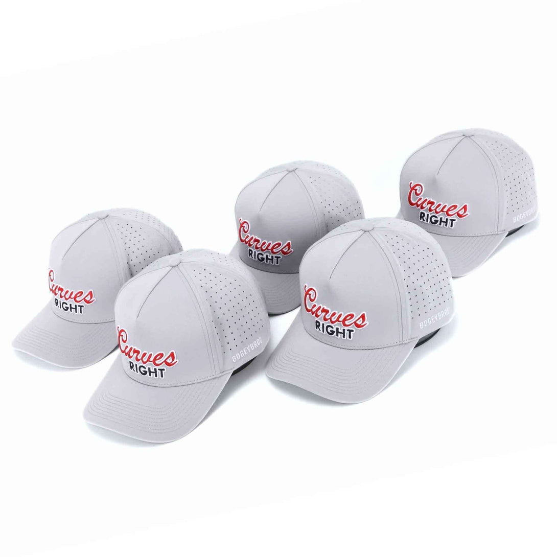 Waterproof Hydro Hat Embroidery Custom Logo Running Sports Laser Cut Hole Perforated Golf Baseball Cap MelinTrucker Hat