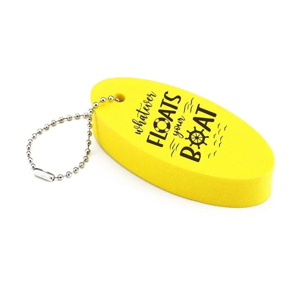 Custom floating Boating Keychain Floating Keychain for Fishing Surfing Sailing Outdoor Sports