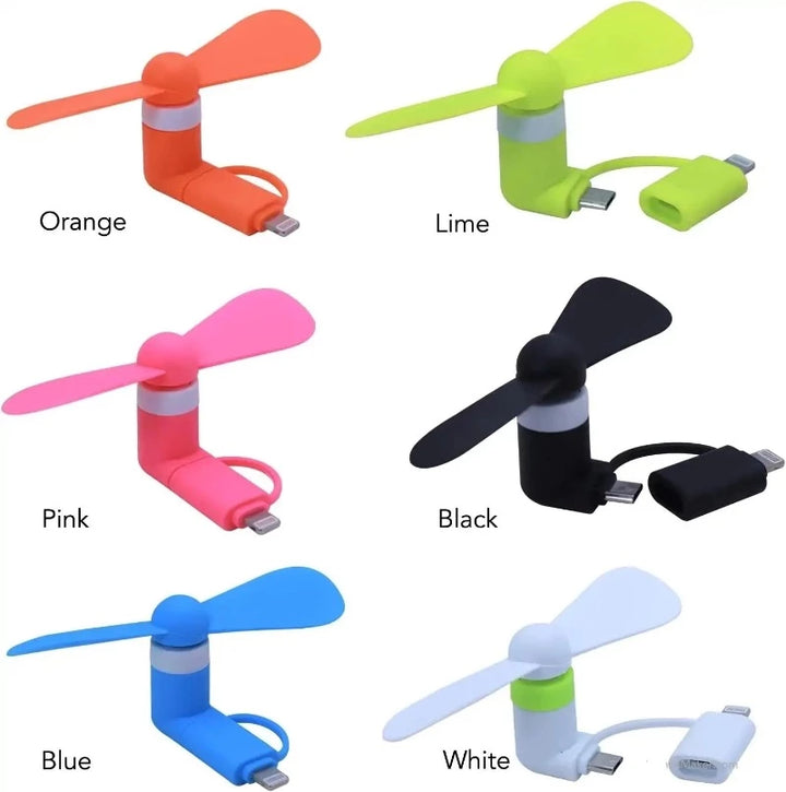    Portable Cell Mobile Phone Fan Mini Micro Portable Usb Mini Fan