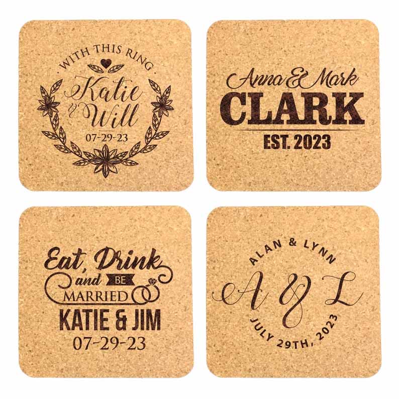 Wholesale Custom Printed Cheap Absorbent Coffee Drink Cup Beer Cork Coasters