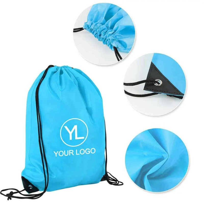 Factory Low Price Promotion Sports Fitness Bag Oversized Custom Drawstring Bag Waterproof Polyester Sports Backpack