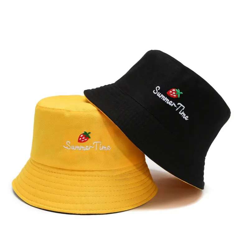 High Quality Cotton Wholesale Hats Bulk Blank Embroidery Logo Fisherman Caps Custom Design Bucket Hat Cap